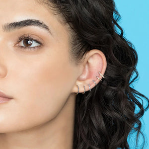 Personalized Trendy Round Colorful Zircon Earrings