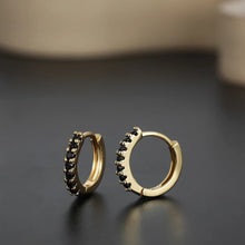 Load image into Gallery viewer, Personalized Trendy Round Colorful Zircon Earrings